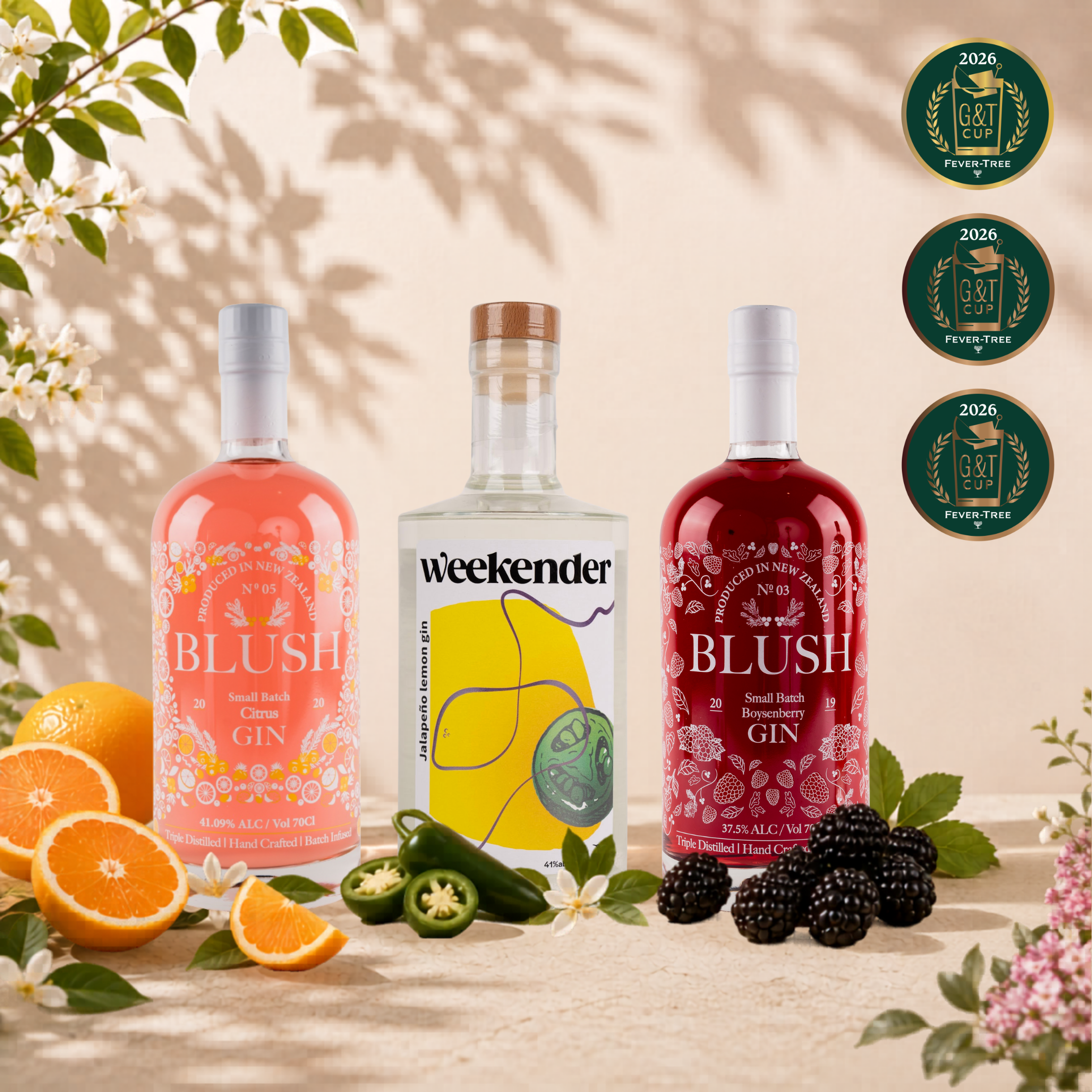 Gold and Bronze Success for Blush Merchants at the Inaugural Fever-Tree G&T Cup