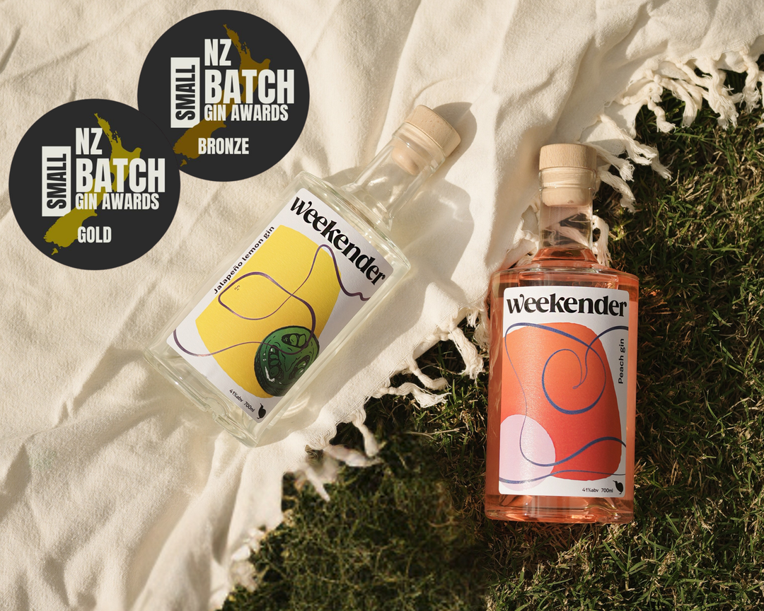 Double Cheers for Weekender Gin at the NZ Small Batch Gin Awards