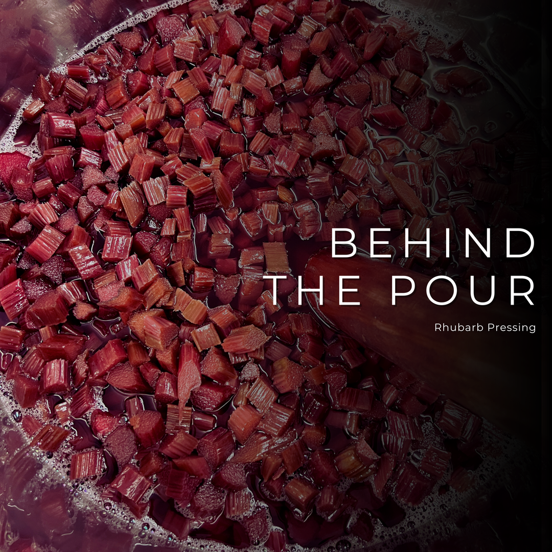 Pressing Rhubarb
