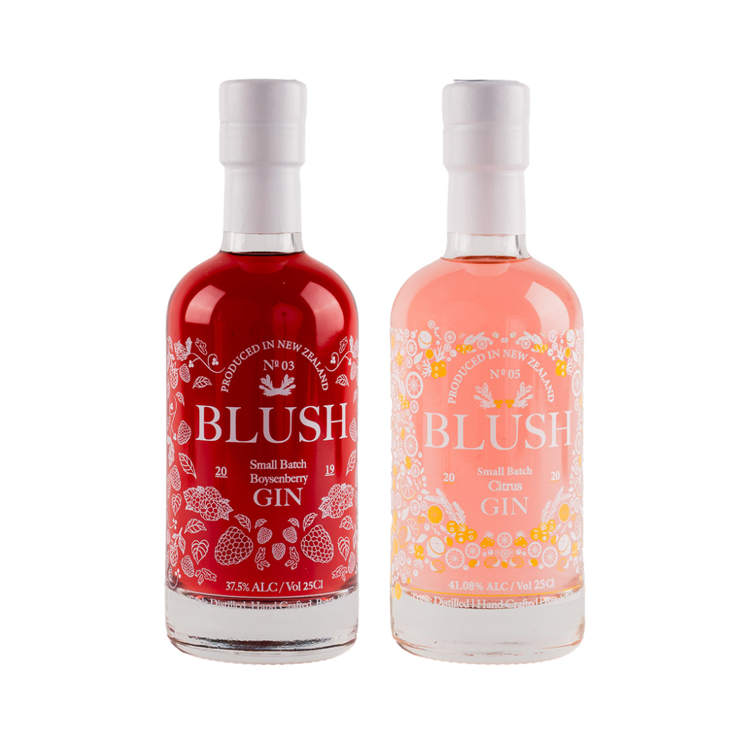 Two bottles of Baby Blush Gin Taster set, &