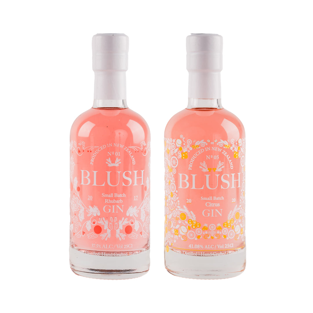 Two bottles of Baby Blush Gin Taster set, &