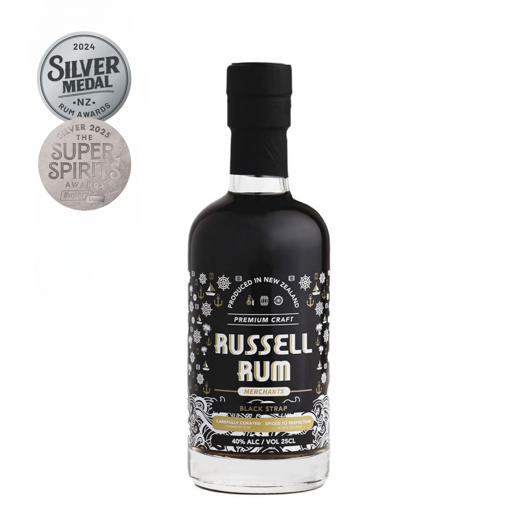 Stra Rum Russell Black Strap Rum 250mL | Taster Size – Blush Merchants Spirits