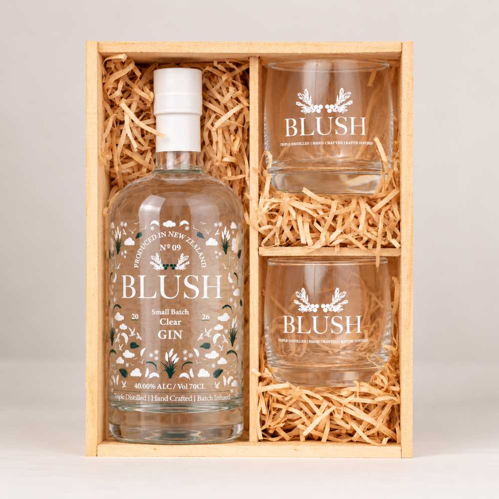 Blush Gin Gift Box &amp; Glass Set