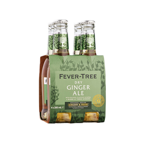 Fever-Tree Dry Ginger Ale 4x200ml